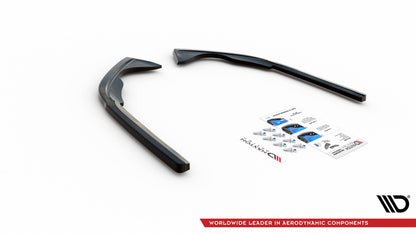 Heck Ansatz Flaps Diffusor für Volkswagen Passat B8 Facelift schwarz matt