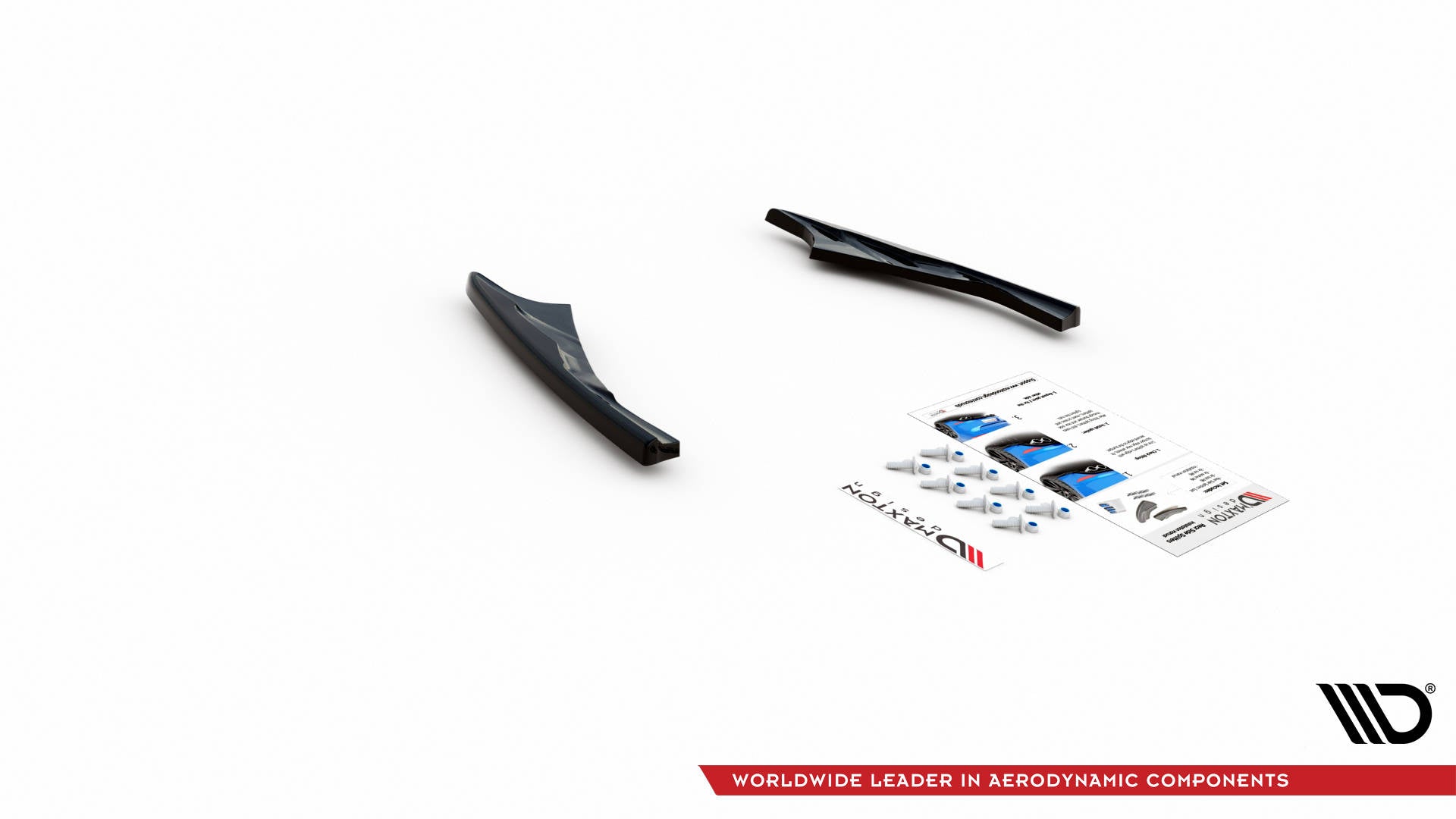 Heck Ansatz Flaps Diffusor für Audi SQ8 Mk1 Carbon Look