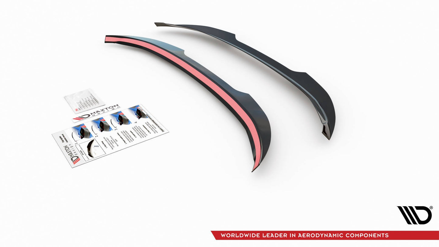 Spoiler CAP für Peugeot 308 SW Mk2 Facelift schwarz matt