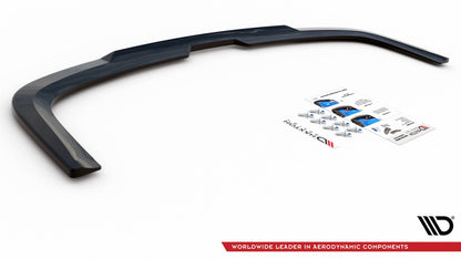 Mittlerer Diffusor Heck Ansatz für Volkswagen Caddy Mk. 4 schwarz matt