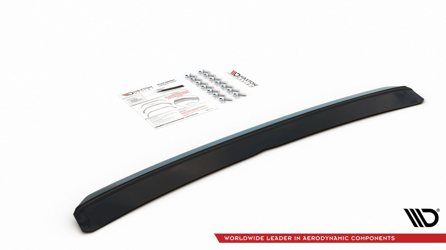 Front Ansatz V.4 für VW Polo GTI Mk6 schwarz Hochglanz
