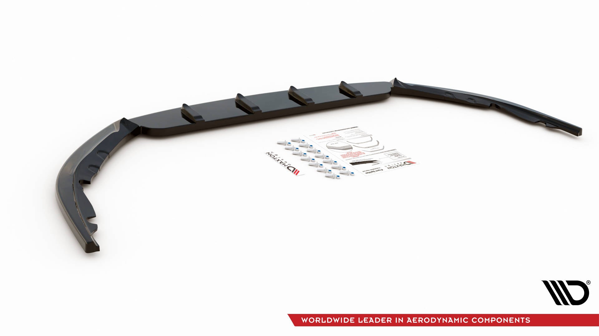 Front Ansatz V.1 für Toyota Avensis Mk3 Facelift schwarz matt