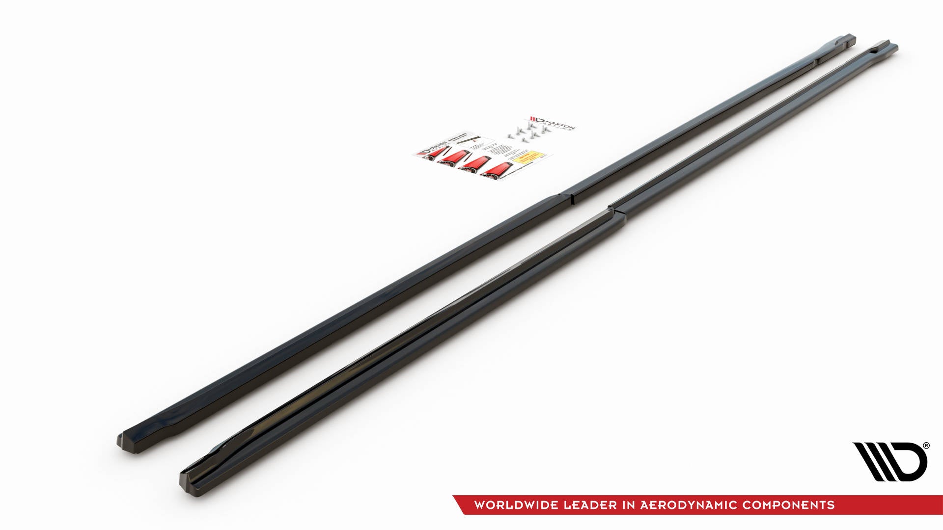 Seitenschweller Ansatz für Mercedes-Benz Vito Extra Long W447 Facelift Carbon Look