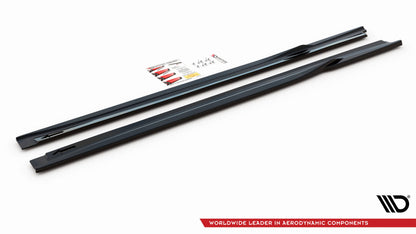 Seitenschweller Ansatz für Hyundai I40 Mk1 schwarz matt