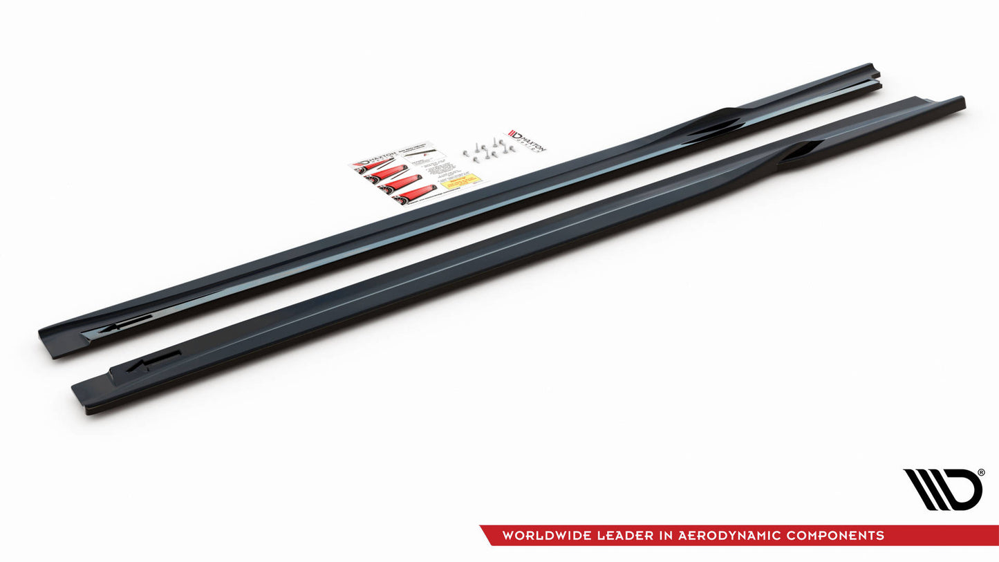 Seitenschweller Ansatz für Hyundai I40 Mk1 Carbon Look