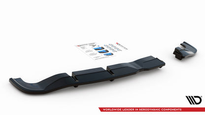 Mittlerer Diffusor Heck Ansatz DTM Look für Hyundai I20 N Mk3 Carbon Look