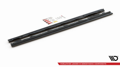 Seitenschweller Ansatz für Audi SQ5 Mk1 (8R) Carbon Look