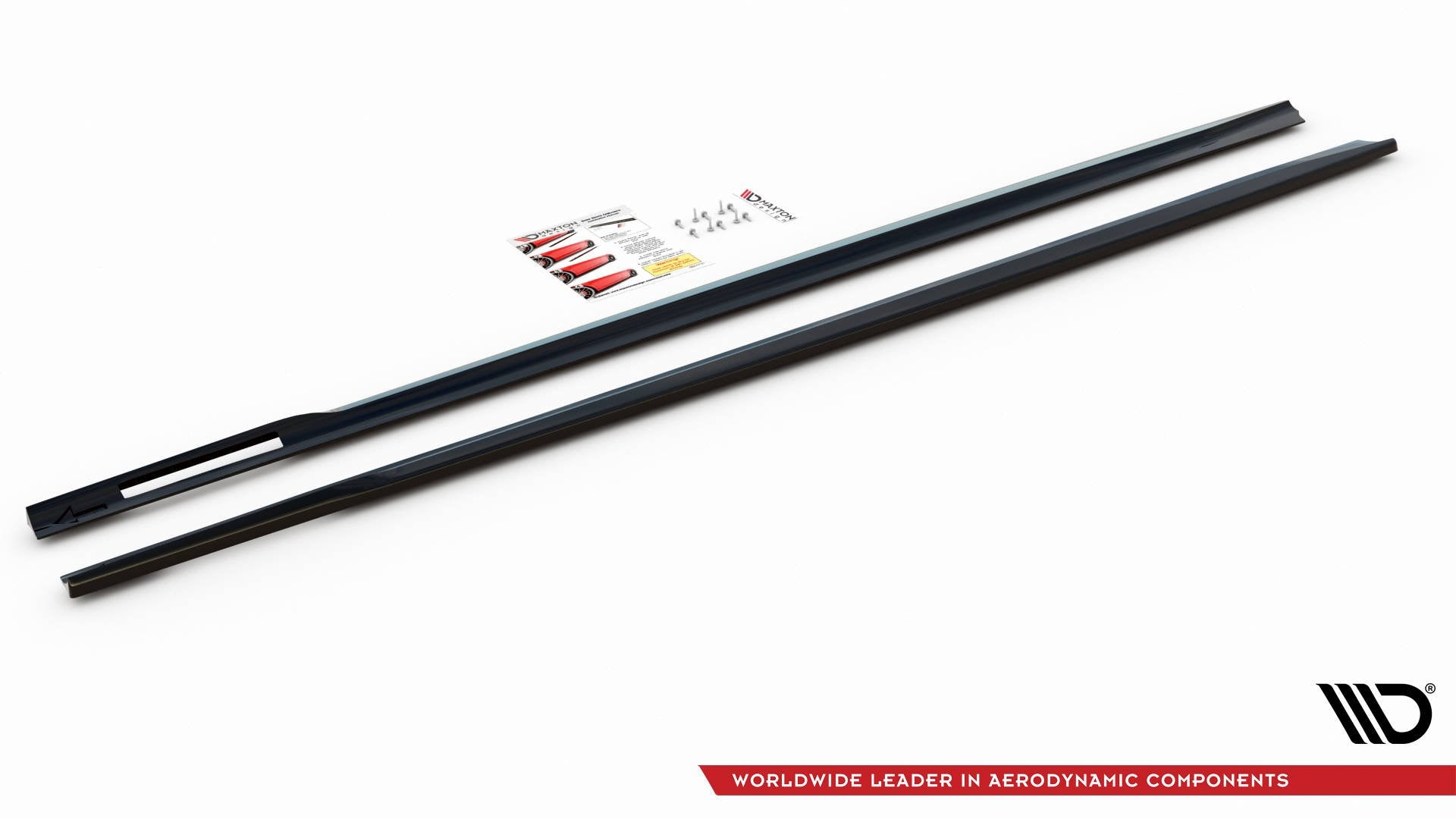 Seitenschweller Ansatz für V.1 für BMW 4er M-Paket G22 schwarz matt