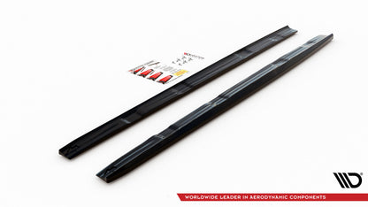 Seitenschweller Ansatz für Seat Ibiza Cupra Mk3 schwarz matt