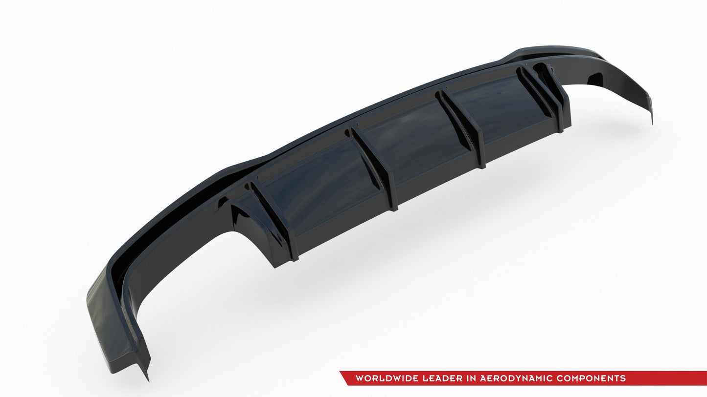 Diffusor Heck Ansatz für Audi S7 C8 Carbon Look
