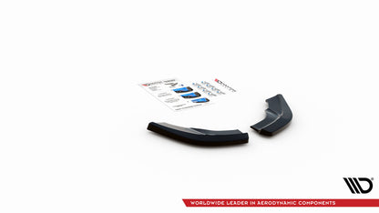 Heck Ansatz Flaps Diffusor V.2 für Mercedes-Benz A W176 Carbon Look