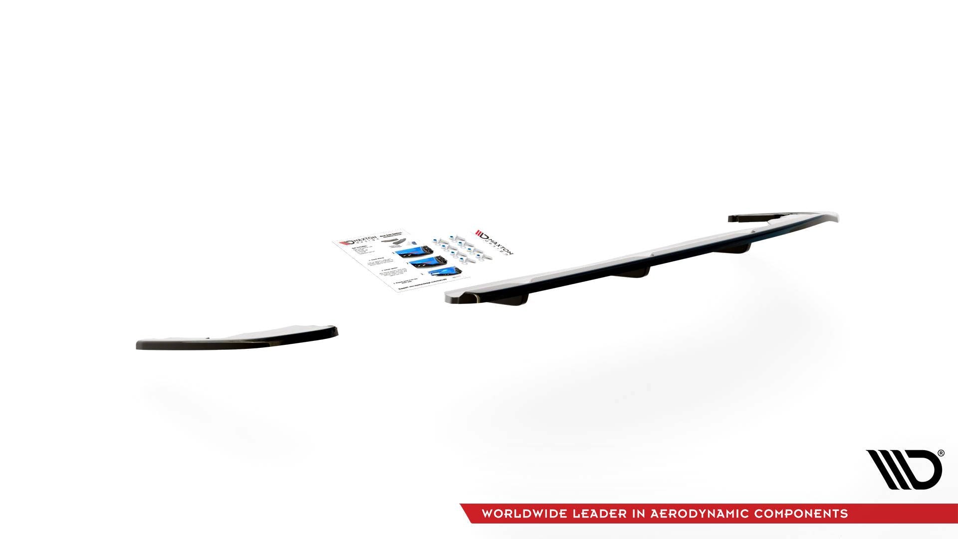 Mittlerer Diffusor Heck Ansatz DTM Look für Peugeot 508 GT-Line Mk2 Carbon Look