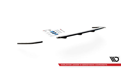Mittlerer Diffusor Heck Ansatz DTM Look für Peugeot 508 GT-Line Mk2 Carbon Look