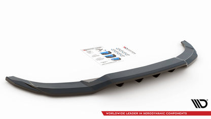 Mittlerer Diffusor Heck Ansatz DTM Look für Audi A3 S-Line Sportback 8Y schwarz matt