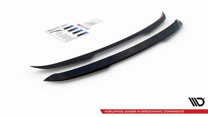 Spoiler CAP für Citroen DS4 schwarz matt