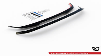 Spoiler CAP V.2 für VW Golf 8 schwarz Hochglanz