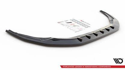 Front Ansatz V.1 für Audi S3 / A3 S-Line 8Y schwarz Hochglanz