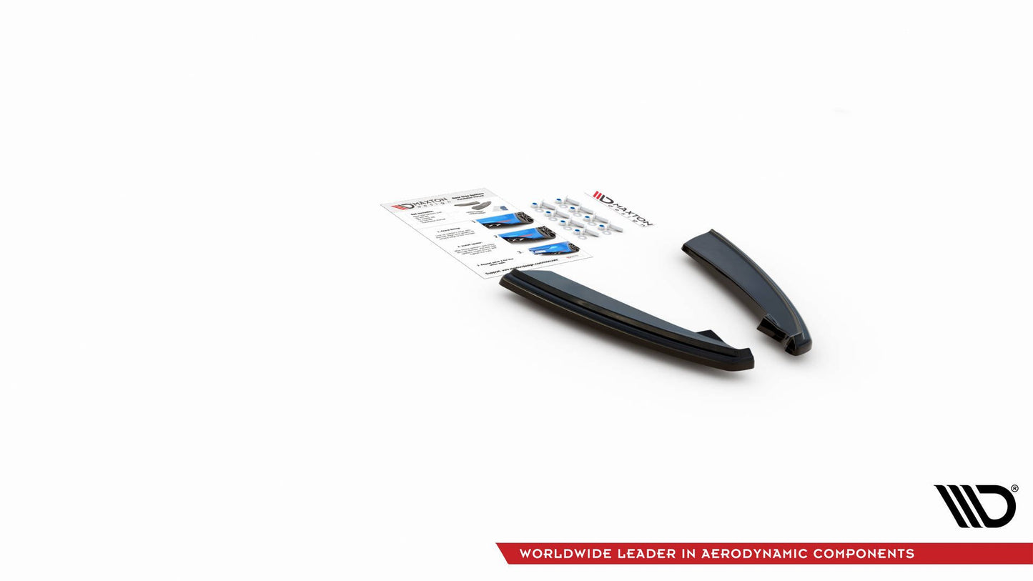 Heck Ansatz Flaps Diffusor für Lexus LC 500 schwarz matt
