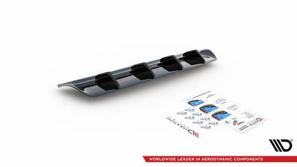 Diffusor Heck Ansatz für Maserati Ghibli Mk3 schwarz matt