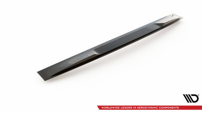 Heckscheiben Spoiler für BMW X6 M-Paket F16 schwarz Hochglanz
