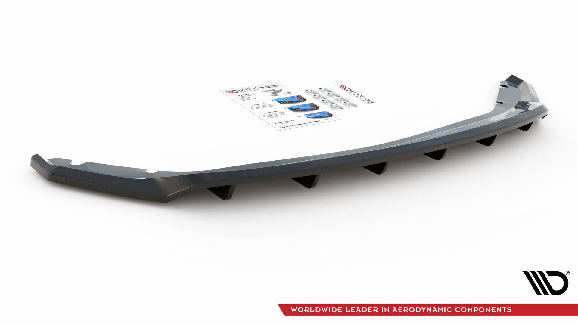 Mittlerer Diffusor Heck Ansatz DTM Look für Seat Leon Hatchback Mk3 Carbon Look