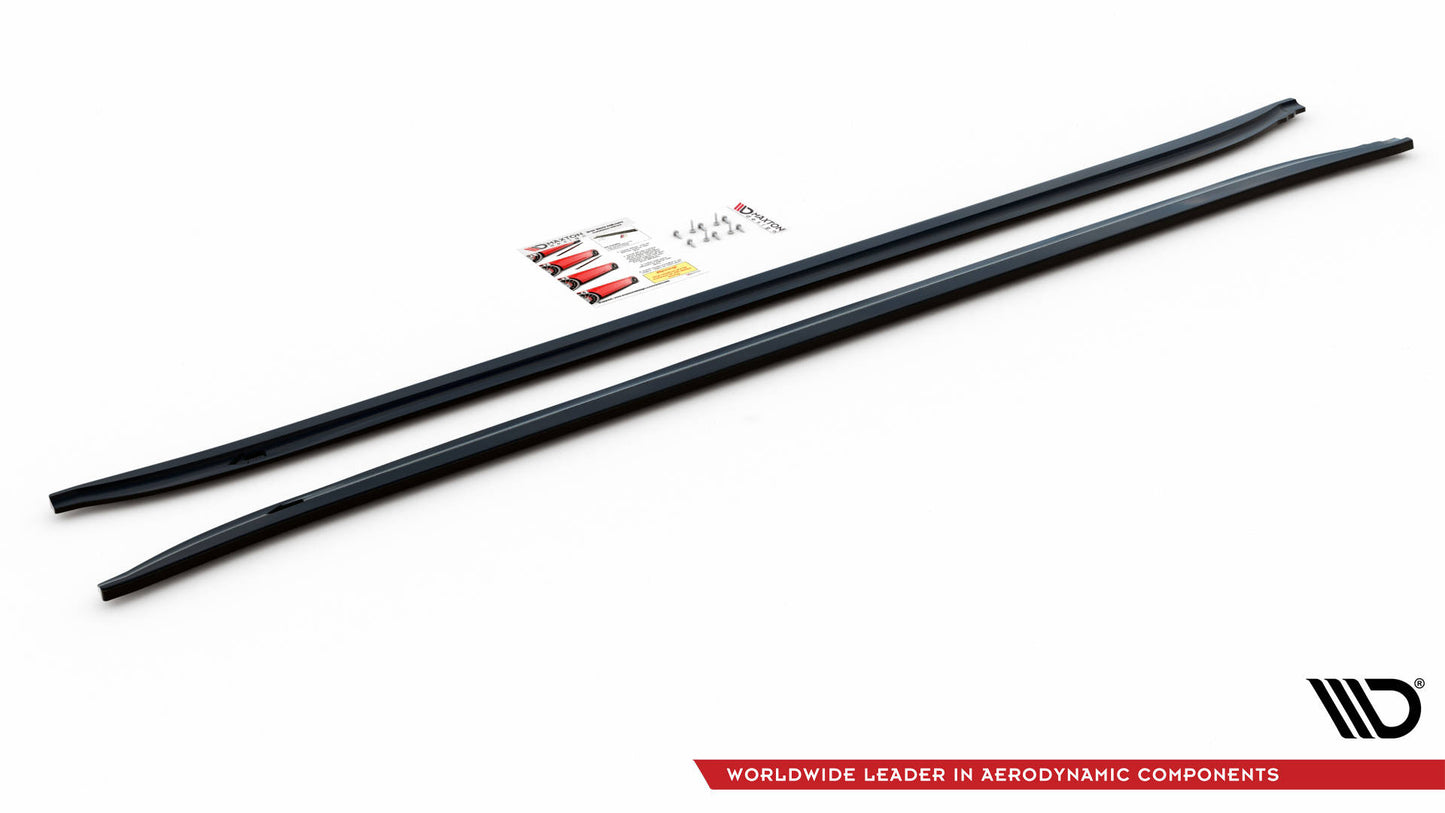Seitenschweller Ansatz für BMW 7 M-Paket F01 Carbon Look
