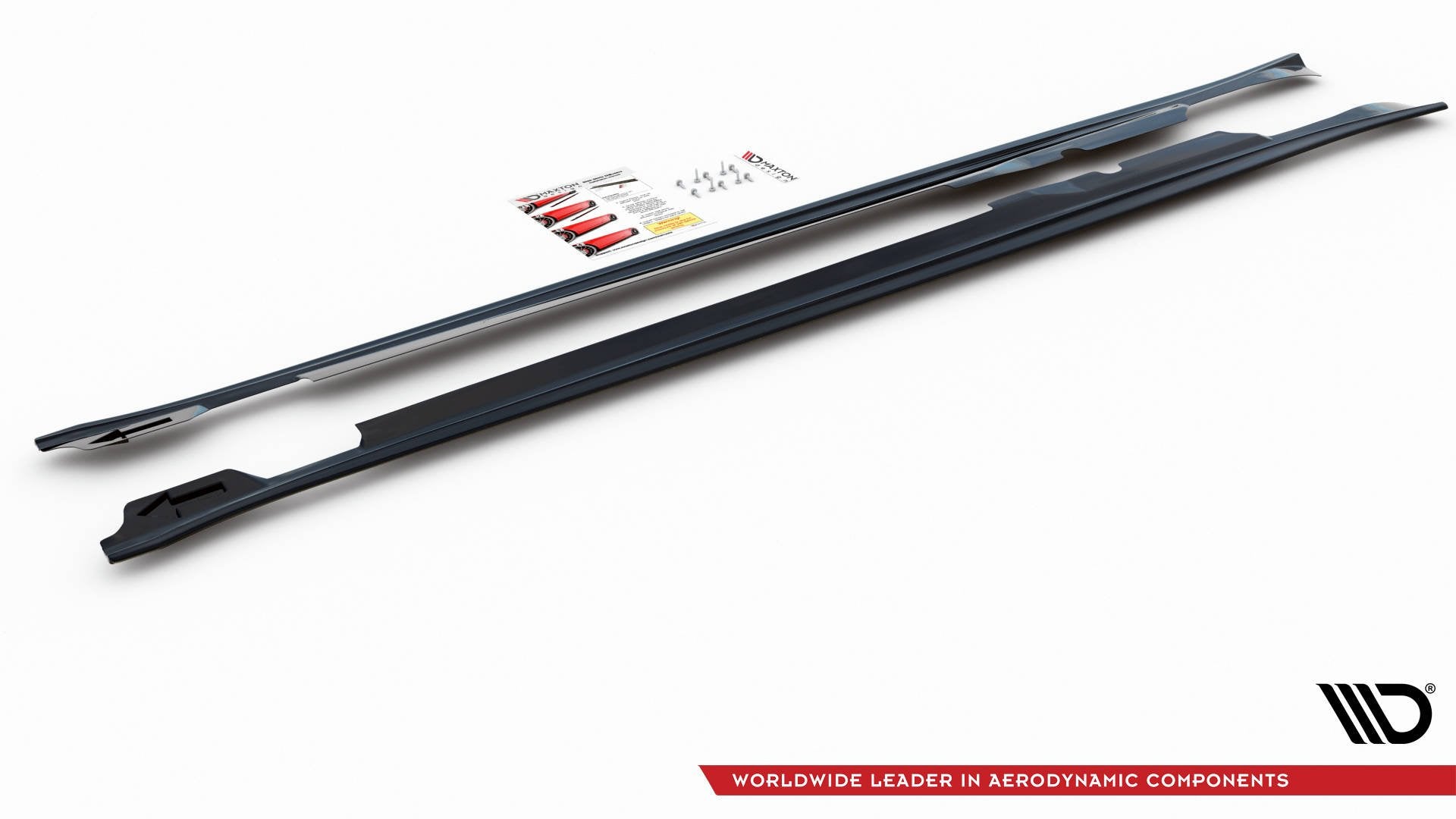 Seitenschweller Ansatz für V.2 für Porsche Panamera Turbo 970 Facelift Carbon Look