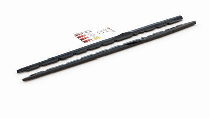 Seitenschweller Ansatz für Audi R8 Mk2 Facelift schwarz matt