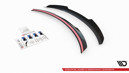 Spoiler CAP für Skoda Octavia Liftback Mk4 schwarz Hochglanz