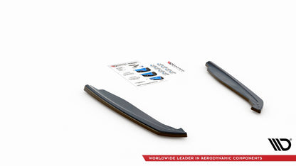Heck Ansatz Flaps Diffusor V.2 für BMW M8 Gran Coupe F93 schwarz Hochglanz