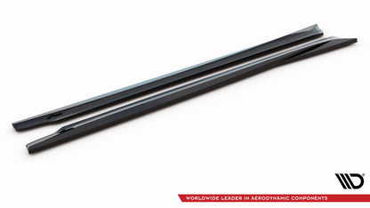 Seitenschweller Ansatz für V.1 für Tesla Model Y schwarz matt