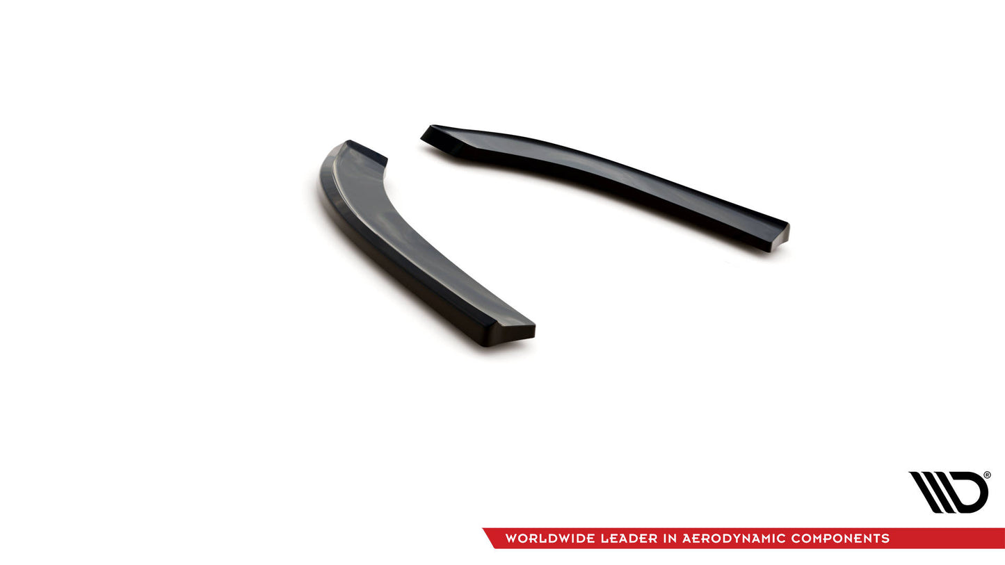 Heck Ansatz Flaps Diffusor für Ford Transit Custom ST-Line Mk1 Facelift Carbon Look