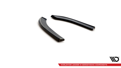 Heck Ansatz Flaps Diffusor für Ford Transit Custom ST-Line Mk1 Facelift schwarz Hochglanz