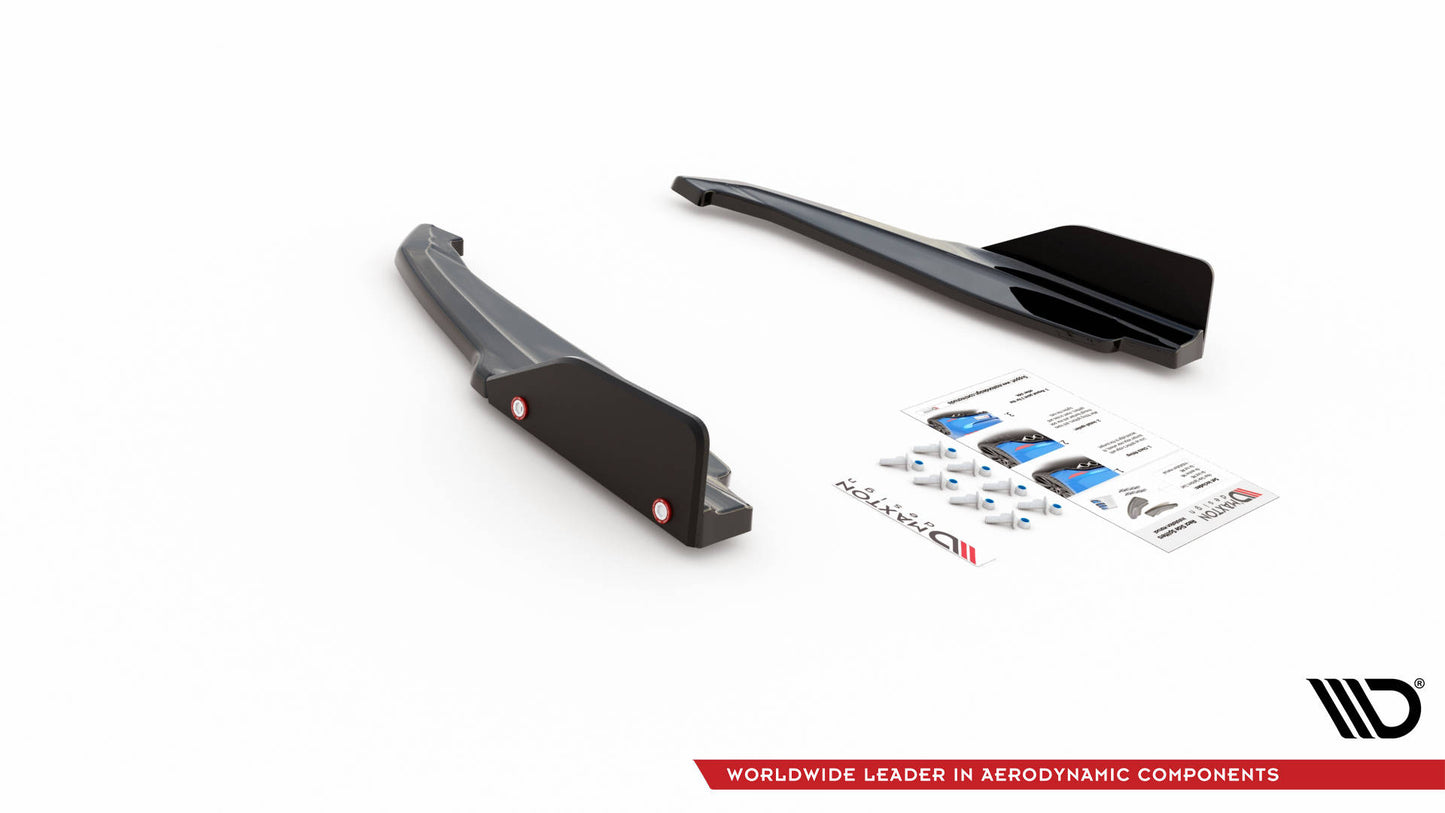 Heck Ansatz Flaps Diffusor +Flaps für V.1 BMW M8 Gran Coupe F93