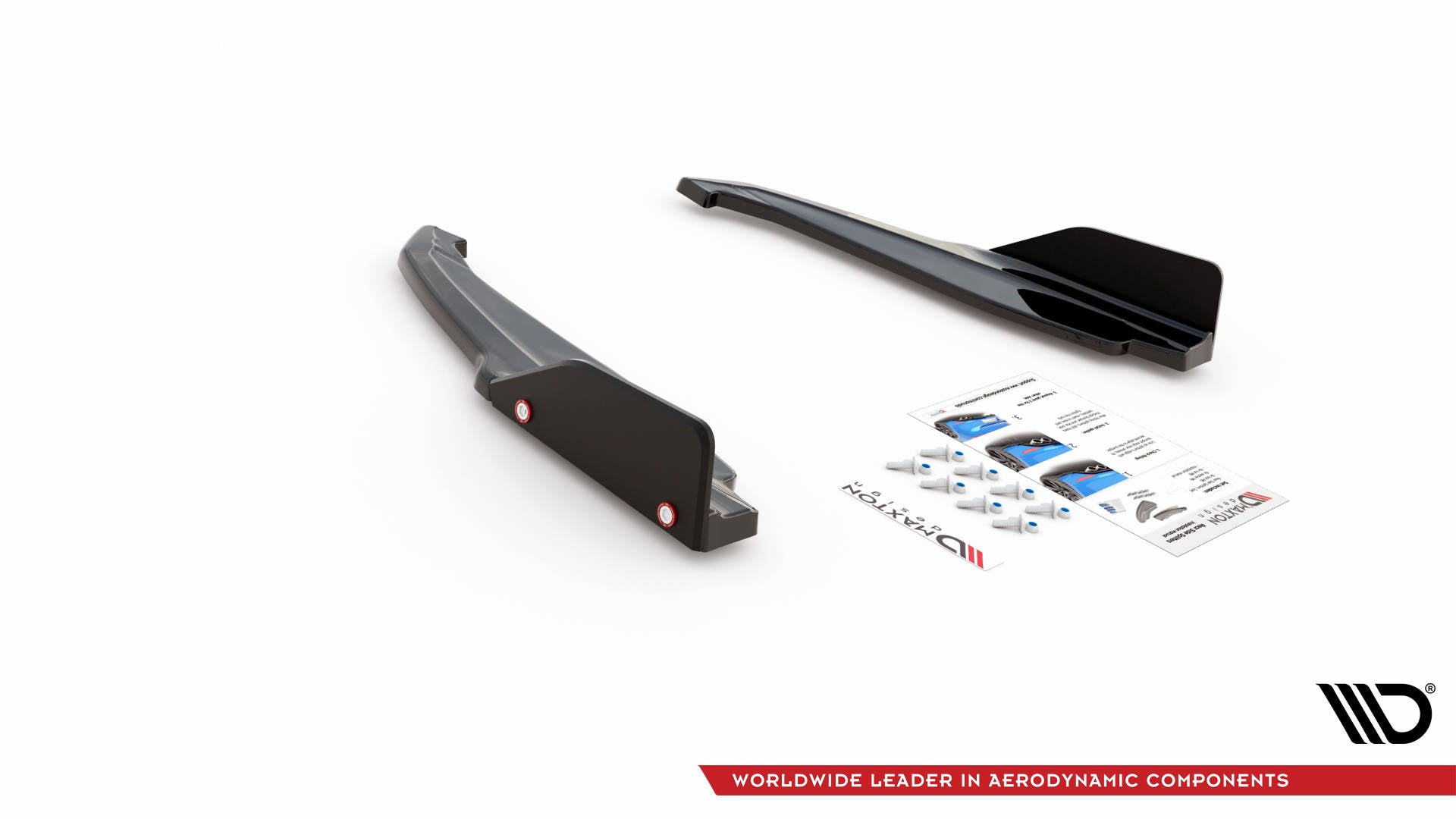 Heck Ansatz Flaps Diffusor +Flaps für V.1 BMW M8 Gran Coupe F93