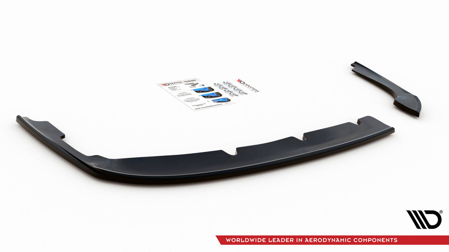Heck Ansatz Flaps Diffusor für Kia Optima Mk4 schwarz matt