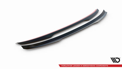 Spoiler CAP für Audi A6 Limousine C8 Carbon Look