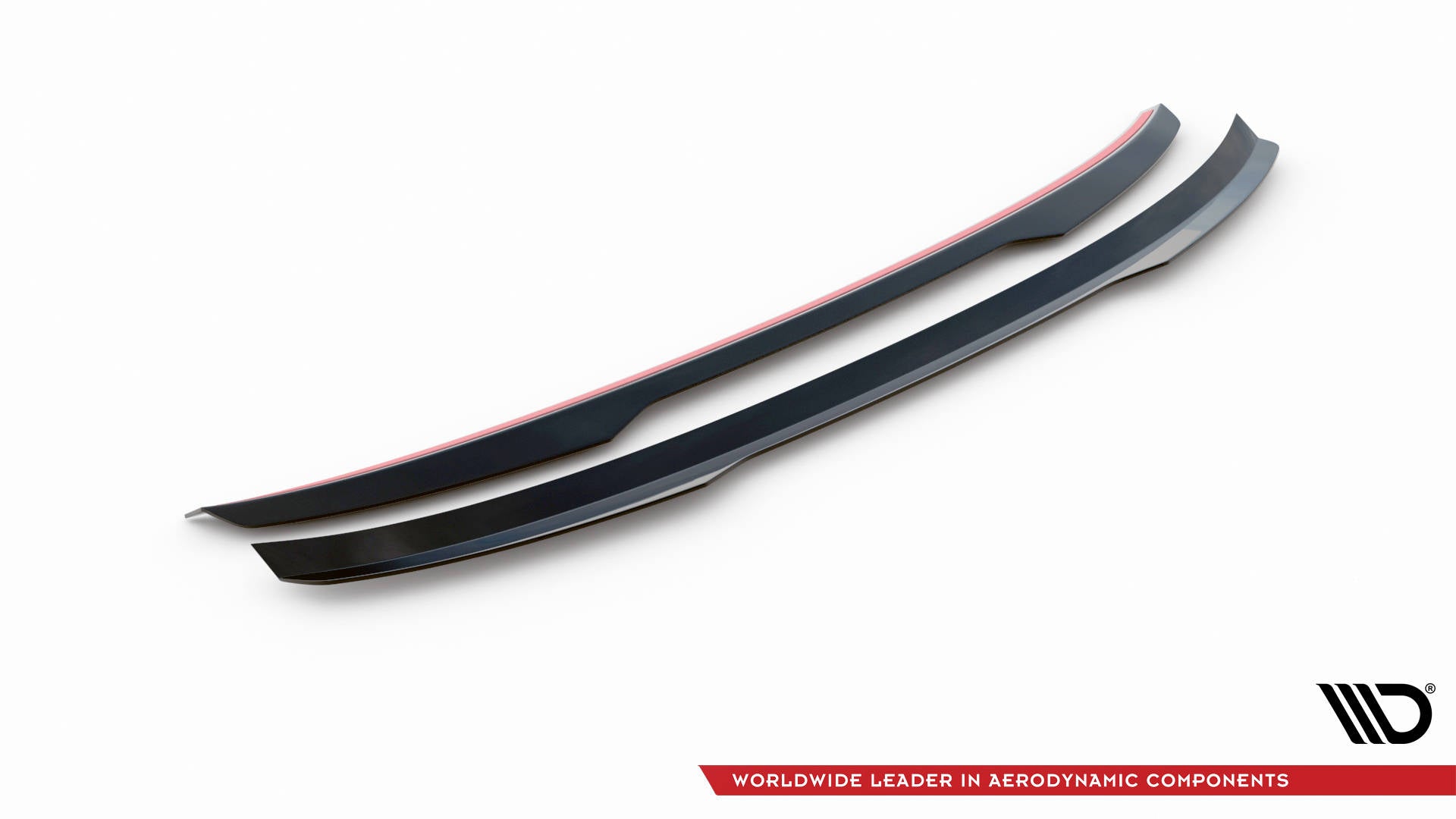 Spoiler CAP für Audi A6 Limousine C8 schwarz Hochglanz