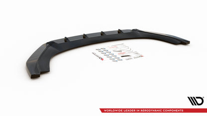 Front Ansatz für Volkswagen Caddy Mk3 Facelift schwarz Hochglanz