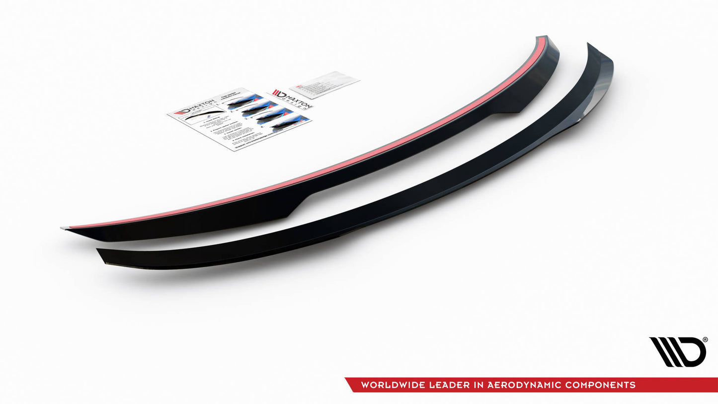 Spoiler CAP für Hyundai I40 Mk1 schwarz Hochglanz