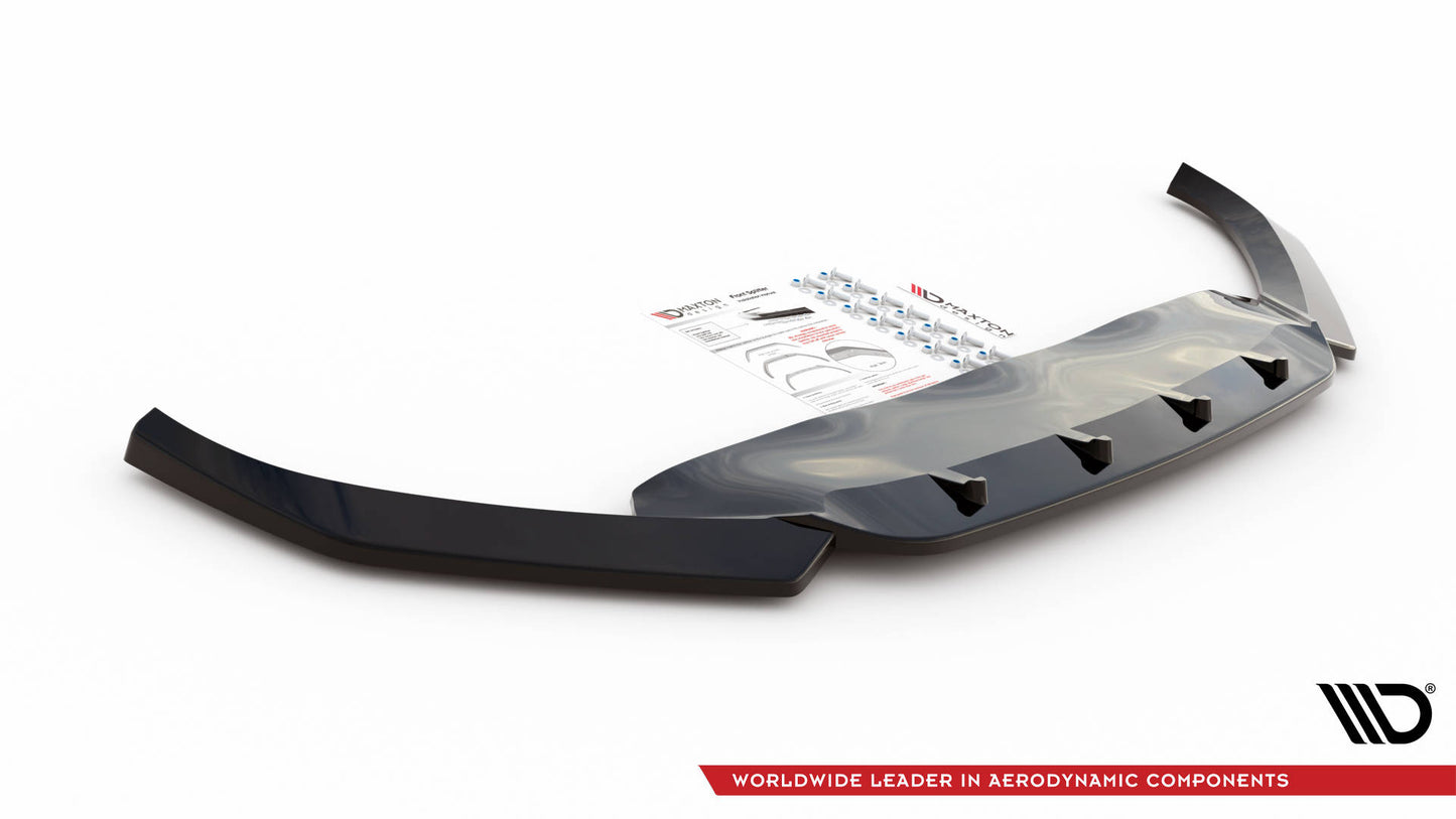 Front Ansatz V.1 für Volkswagen Passat B8 Facelift schwarz matt