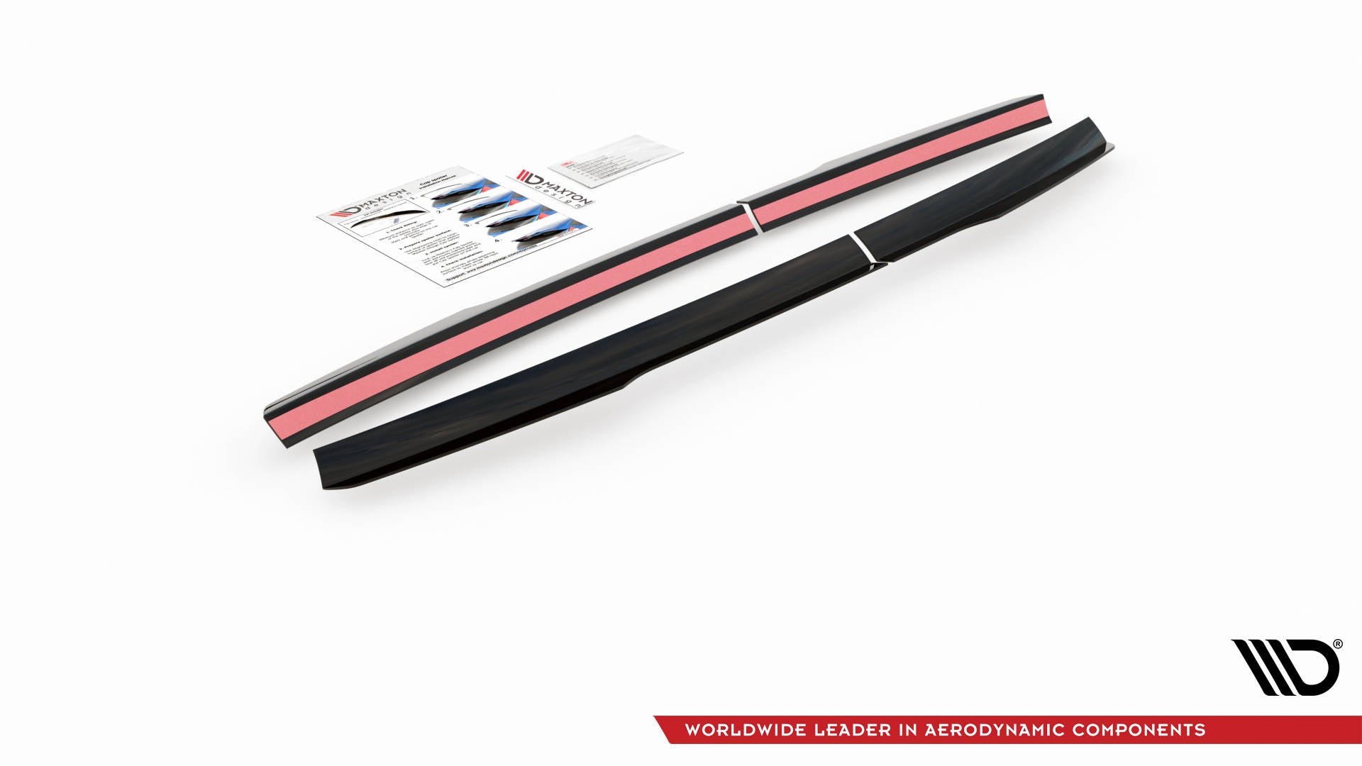 Spoiler CAP für Volkswagen Caddy Mk3 Facelift schwarz matt