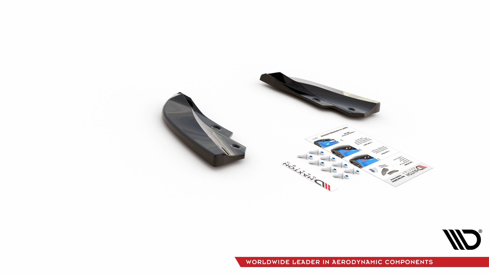 Heck Ansatz Flaps Diffusor V.1 für Cupra Formentor Carbon Look