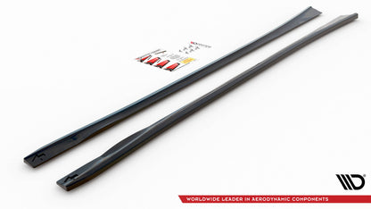 Seitenschweller Ansatz für Dodge Charger RT Mk7 Facelift Carbon Look