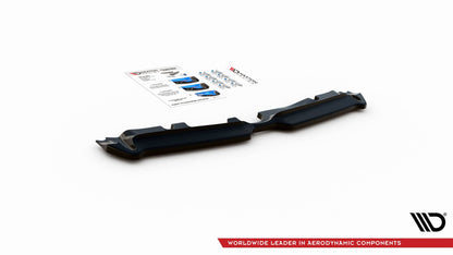 Mittlerer Diffusor Heck Ansatz für Mini Countryman Mk2 F60 JCW schwarz matt