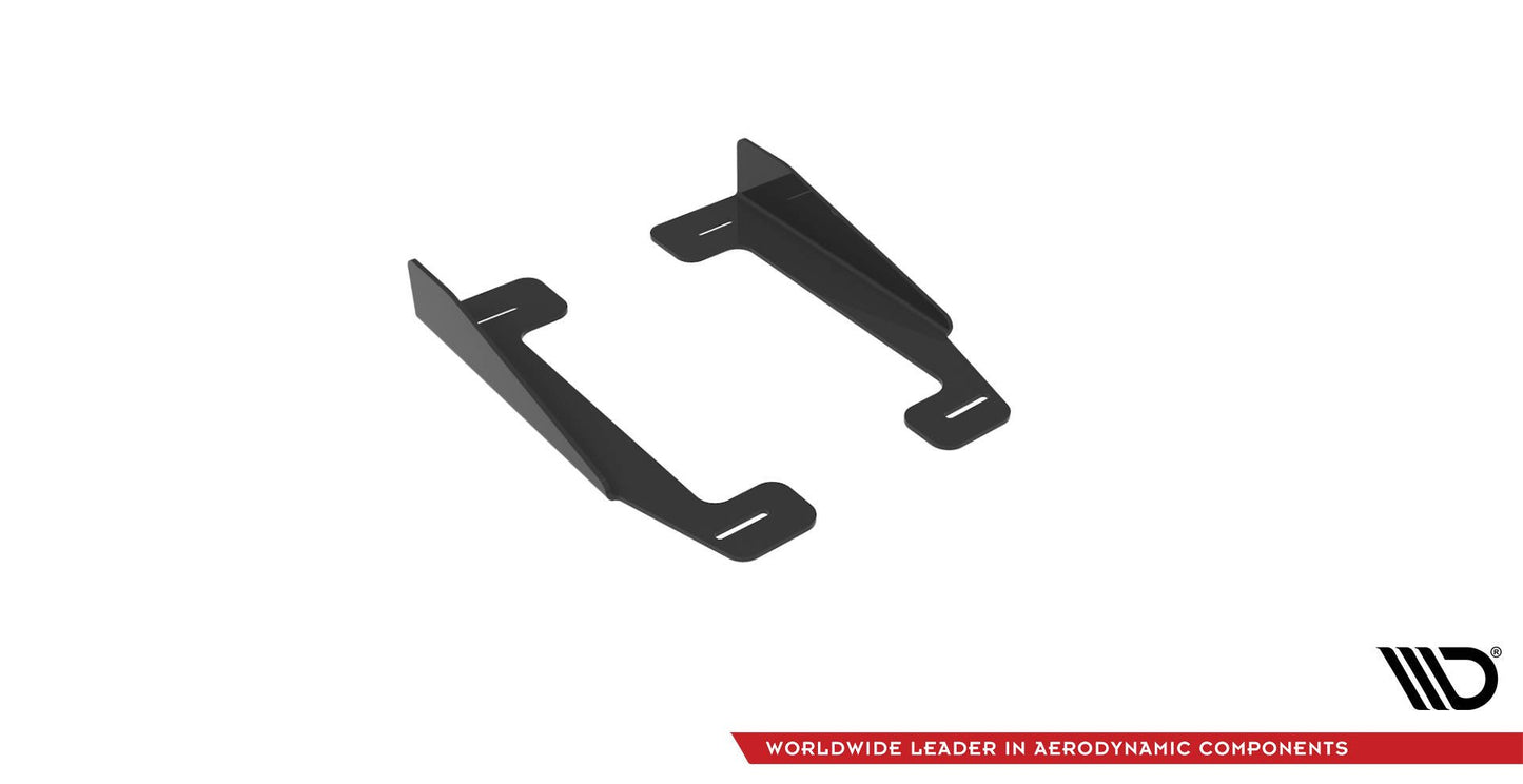 Side Flaps Volkswagen Golf 7 R / R-Line Facelift schwarz Hochglanz