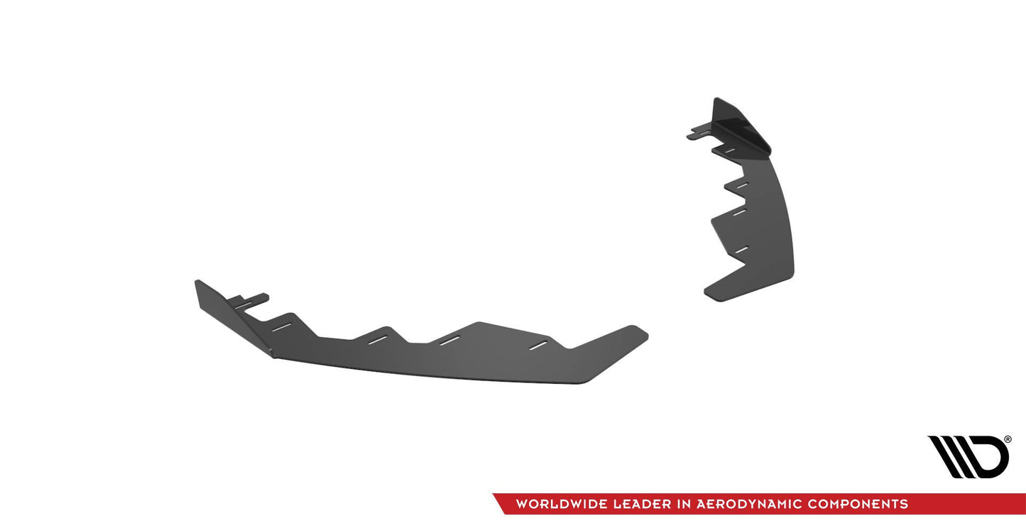 Flaps Volkswagen Golf 7 R / R-Line Facelift schwarz Hochglanz