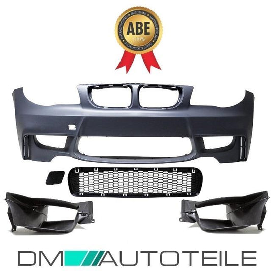 Sport Front Stoßstange vorne +Luftführung passt für BMW E81 E82 E87 M EVO + ABE*