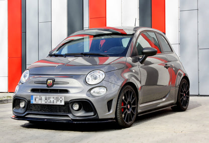 Front Ansatz für FIAT 500 ABARTH MK1 FACELIFT schwarz matt