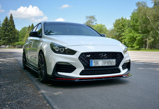 Front Ansatz V.1 für HYUNDAI I30 Mk3 N  schwarz matt